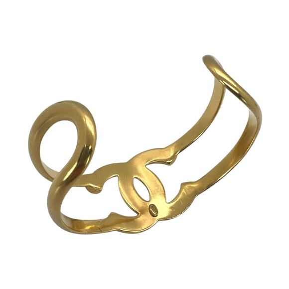 Chanel Vintage CC Bangle Bracelet - Picture 6 of 10